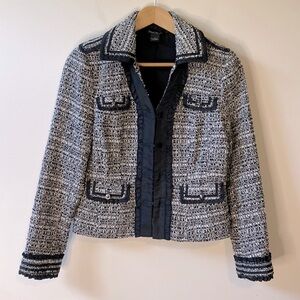 White House Black Market Tweed Blazer Jacket